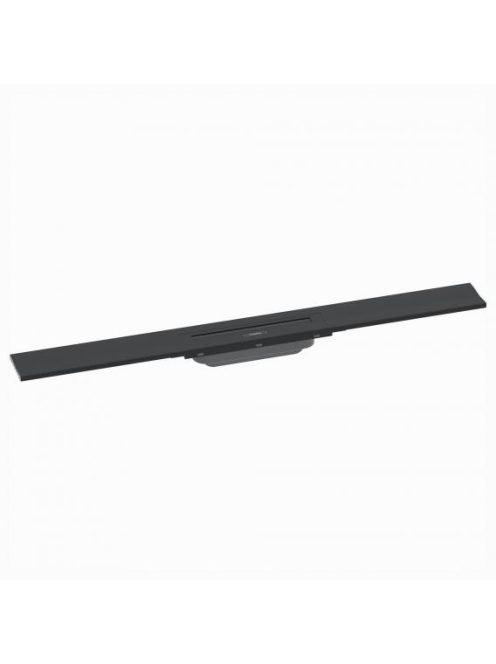 Hansgrohe RainDrain Flex oldalfal mellé zuhanylefolyó 80 cm, vágható, matt fekete 56051670