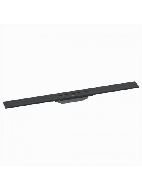 Hansgrohe RainDrain Flex oldalfal mellé zuhanylefolyó 90 cm, vágható, matt fekete 56052670
