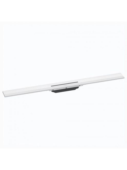 Hansgrohe RainDrain Flex oldalfal mellé zuhanylefolyó 90 cm, vágható, matt fehér 56052700