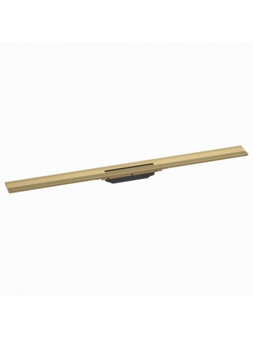 Hansgrohe RainDrain Flex oldalfal mellé zuhanylefolyó 100 cm, vágható, szálcsiszolt bronz 56053140