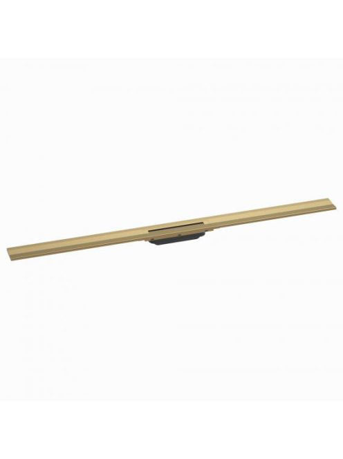 Hansgrohe RainDrain Flex oldalfal mellé zuhanylefolyó 120 cm, vágható, szálcsiszolt bronz 56054140