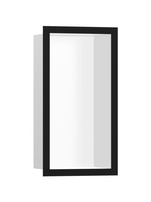 Hansgrohe XtraStoris Individual Falfülke matt fehér színben, design kerettel 30 x 15 x 10 cm matt fekete 56096670