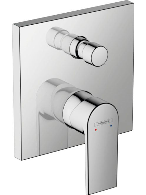 Hansgrohe Vernis Shape egykaros kádcsaptelep falsík alatti szereléshez, beépített biztonsági kombinációval króm 71469000