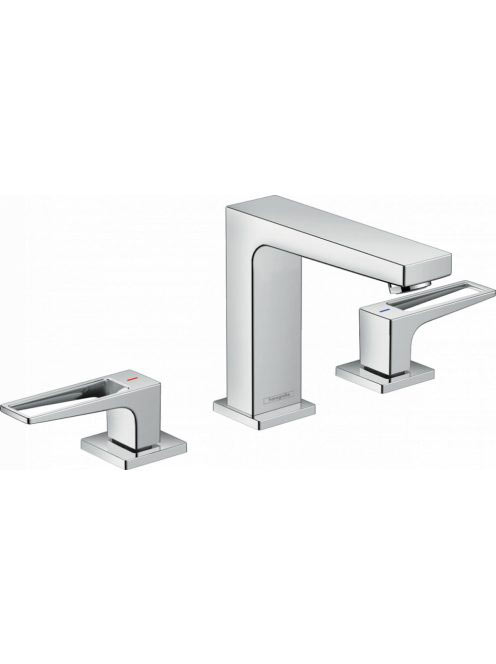 Hansgrohe Metropol 110 3-lyukú csaptelep króm loop fogantyúval, push-open lefolyóval 74514000