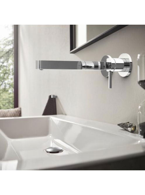 Hansgrohe Finoris egykaros falsík alatti mosdócsaptelep, 22,5 cm-es kifolyóval króm 76050000