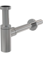 Alcaplast - DESIGN krómozott mosdószifon, fém A400 - Fürdősz