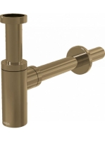 Alcaplast Design mosdószifon DN32, szálcsiszolt matt Gold A4