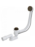 Alcaplast - Automata kádszifon készlet bronz-antic A55ANTIC