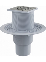 Alcaplast - Padlóösszefolyó 105×105/50/75 mm APV202 - Fürdős