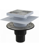 Alcaplast - Padlóösszefolyó 150×150/50/75 mm APV4444 - Fürdő