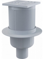 Alcaplast - Padlóösszefolyó 105×105/50 mm APV6111 - Fürdőszo