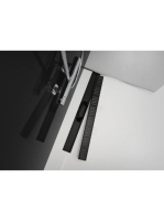 Alcaplast matt fekete zuhanyfolyóka szett 950 mm-es APZ10BLA