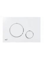 Alcaplast THIN - WC nyomólap fehér/króm-fényes M770 - Fürdős