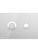 Alcaplast Nyomólap rozsdamentes-félmatt/fényes TURN-INOX - F