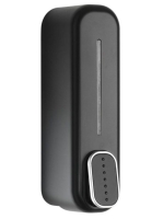 Aqualine Mullet fali szappanadagoló 350 ml, fekete 08072 - F