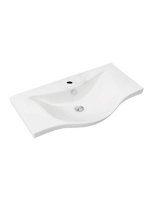 Aqualine ZARA mosdó, kerámia, 79,5x46 cm, 10080 - Fürdőszoba