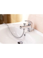 Aqualine Kasiopea mosdócsaptelep zuhanyváltóval króm 1107-04