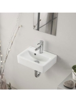 Aqualine Bruckner kerámiamosdó 37,5x28 cm túlfolyóval 201.12