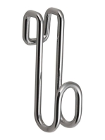 Aqualine Króm Line akasztó zuhanykabinra, króm 37020 - Fürdő