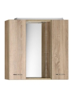 Aqualine Keramia Fresh tükrösszekrény LED világítással, kapc