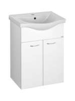 Aqualine Keramia Fresh fali mosdószekrény 51x74x34 fehér 500