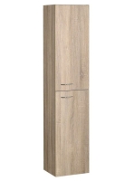 Aqualine Keramia Fresh állószekrény 30x140x25 platina tölgy