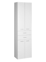 Aqualine ZOJA álló szekrény fiókkal, fehér, 51291 - Fürdőszo