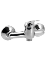 Aqualine 35 fali zuhanycsaptelep, kifolyócső nélkül, króm 52