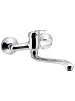 Aqualine 35 fali csaptelep orvosi karral, króm 52145 - Fürdő