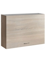 Aqualine Keramia Fresh 1 ajtós felsőszekrény 70x50x20 platin