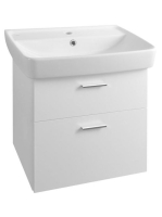 Aqualine Zoja 2 fiókos mosdószekrény 50x50x37 cm fehér 56379