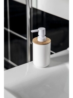 Aqualine Snow álló szappanadagoló 350 ml, fehér 7578 - Fürdő