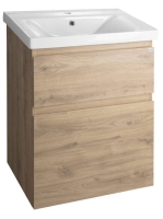 Aqualine Altair 2 fiókos fali mosdótartó szekrény 57x44,8 cm