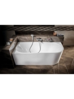 Aqualine Tibera L szabadonálló kád, 170x80cm, akril (E1026)