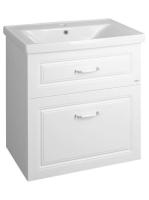 Aqualine Favolo 2 fiókos fali mosdószekrény 67x72,5x44,6 cm