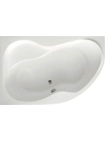 Aqualine CIDLINA akril kád 160x105x45 cm, bal, láb nélkül, G