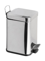 Aqualine Szemetes kosár, szögletes 6l GAQ006 - Fürdőszoba -