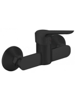 Aqualine Lotta fali csaptelep zuhanyszett nélkül, matt feket