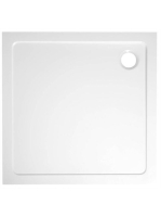 Aqualine Tecmi öntött márvány 90x90 zuhanytálca fehér PQ009