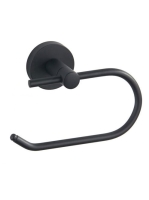 Aqualine Samba WC-papírtartó fedél nélkül, fekete SB217 - Fü