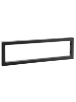 Aqualine acél tartókonzol 440 mm, matt fekete VG4415 - Fürdő