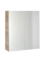 Aqualine Vega tükrös szekrény 60x70x18cm, platinatölgy - Für