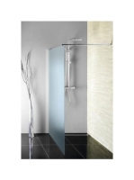 Aqualine WALK IN Fix zuhanyfal, 90x190cm, matt üveg WI090 -