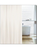 Aqualine PVC zuhanyfüggöny 180x200 cm, bézs ZP003 - Fürdőszo