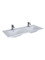 Arezzo design Carmel kerámiamosdó Skappa 140 Duo, fehér AR-145885