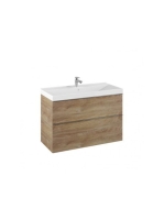 Arezzo design Monterey 100 alsószekrény 2 fiókkal és szifonkivágással, canela tölgy AR-167255