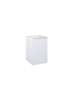 Arezzo design Monterey oldalszekrény szennyeskosárral 40 cm, magasfényű fehér AR-167309