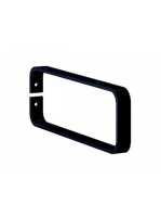 Arezzo design Monterey konzol 43x15 cm, matt fekete AR-167492