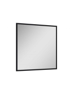Arezzo design keretes tükör 80x80 cm, fekete AR-167582