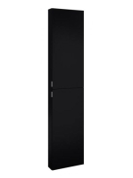Arezzo design univerzális állószekrény 40x180 cm, matt fekete AR-168331